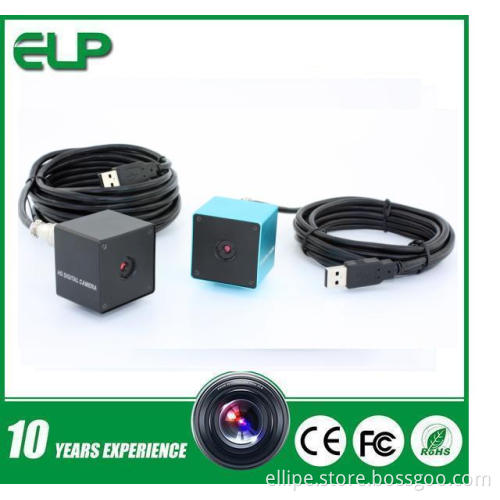 5MP Full HD Mini USB Box Camera with 45degree Lens for Linux Android From CCTV Manufacturer